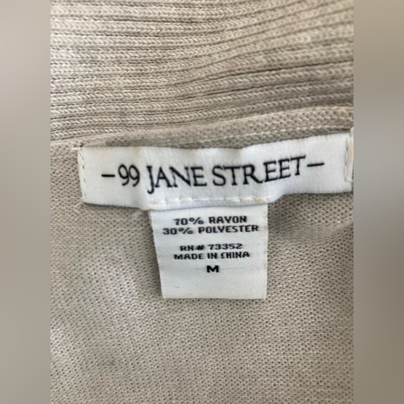 99 Jane Street Open Front Cardigan Sweater. Size M - Picture 5 of 7